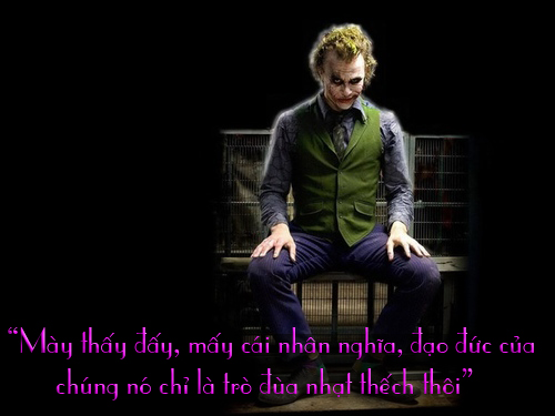 Những câu nói hay của Joker phần 8