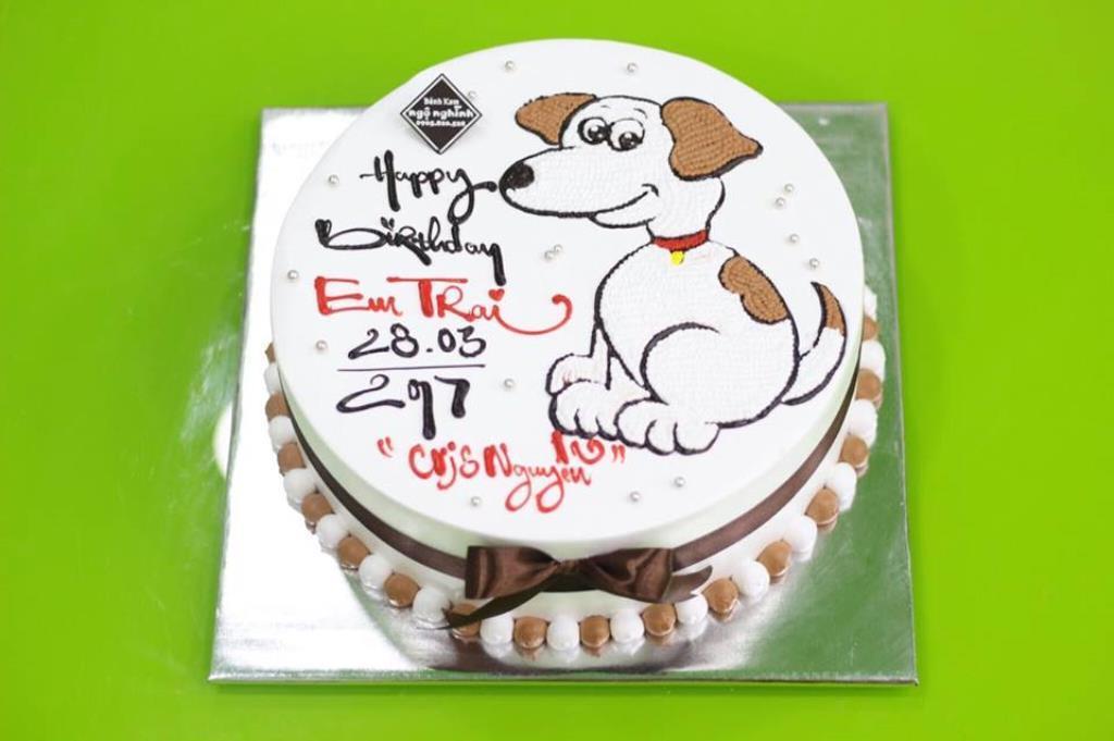 20 Bánh Sinh Nhật Hình Con Chó Đẹp Nhất Trong 12 Con Giáp