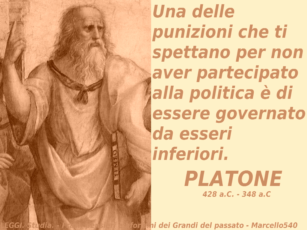 L'ignoranza è la radice di tutti i mali - Citazioni Platone