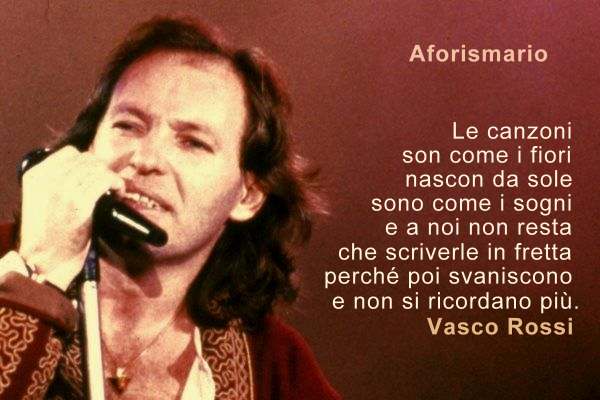 Citazioni frasi di vasco rossi sulla vita, non importa la meta ma come lo si percorre